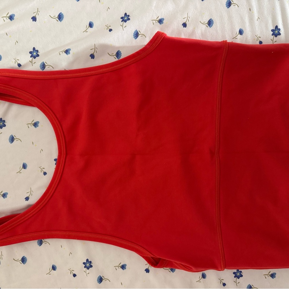 lululemon athletica Red/Orange Tank Top
